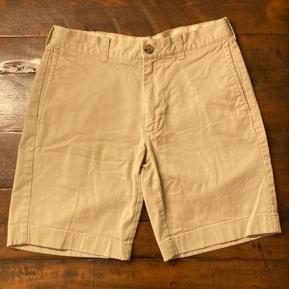 J. Crew Men's Tan Flat Front Shorts